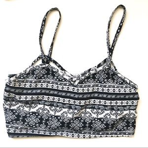 Charlotte Russe black and white Bralette